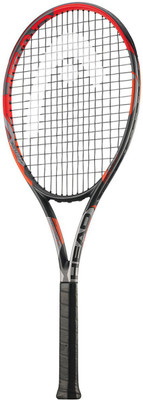

Head MX Attitude Tour Black, Red Unstrung Tennis Racquet(G3 - 4 3/8 Inches, 275 g)