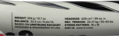 Wilson Steam 99 TNS Strung Tennis Racquet