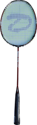 

DSC Nano lite 777 Red/Black/Silver Red, Black, Silver Strung Badminton Racquet(G4 - 3.25 Inches, 85 g), Black;red;silver