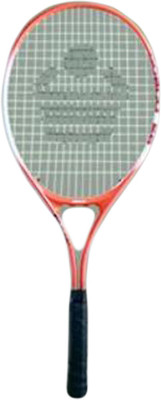

Cosco 25 White, Orange Strung Tennis Racquet(Juniors, 350 g), Orange;white