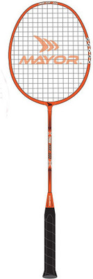 

Mayor TRON MXR 500 Orange Strung Badminton Racquet(G4 - 3.25 Inches, 90 g)