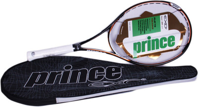 Prince EX o3 Tour 100 Black, White Unstrung Tennis Racquet(G4 - 4 1/2 Inches, 328 g)