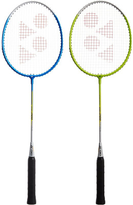 

Yonex GR 201 Blue, Yellow Strung Badminton Racquet(G4 - 3.25 Inches, 90 g)