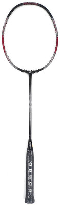 

APACS Ziggler 535 Red, Black, Silver Unstrung Badminton Racquet(G2 - 3.75 Inches, 77 g), Black;red;silver