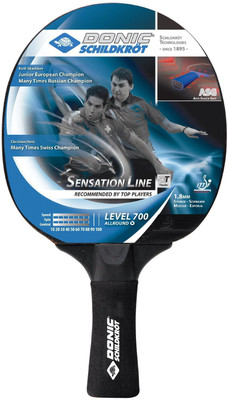 

Donic Schildkrot Sensation 700 Multicolor Table Tennis Racquet(Weight - 180 g)