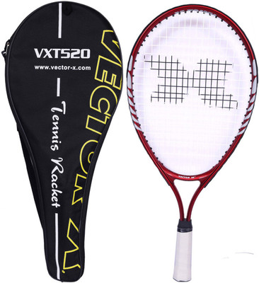 Vector X Vxt 520 21 inches with full cover Red, White Strung Tennis Racquet Pack of: 1, 197 g Vector X Tennis Racquets