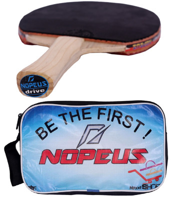 

Nopeus DRIVE BLUE Black, Red Table Tennis Racquet(Weight - 172 g)