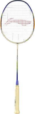 

Li-Ning Windstorm 620 White, Yellow Strung Badminton Racquet(S2, 88 g)
