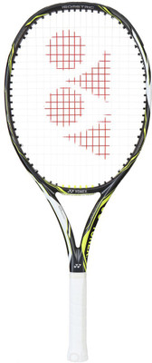 

Yonex EZONE DR 26 Black, Yellow Strung Tennis Racquet(G3 - 4 3/8 Inches, 250 g)