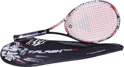 

Tecnifibre T Flash 265 Black, Red Strung Tennis Racquet(G4 - 4 1/2 Inches, 265 g)