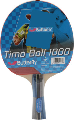 

Butterfly Timo Boll 1000 Red, Black Table Tennis Paddle(350 g), Black;red