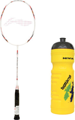 

Li-Ning XP G-Tek-58 Badminton Racket + 1 Sipper Multicolor Strung Badminton Racquet(G4 - 3.25 Inches, 90 g)
