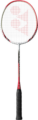 

Yonex Nanoray Excel Red, Silver Strung Badminton Racquet(G4 - 3.25 Inches)