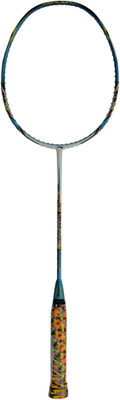 

Li-Ning Ultra Carbon UC 5100 - White & Blue Multicolor Unstrung Badminton Racquet(G2 - 3.75 Inches, 85 g)