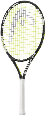

Head Speed 23 Black, White Strung Tennis Racquet(G3 - 4 3/8 Inches, 215 g)