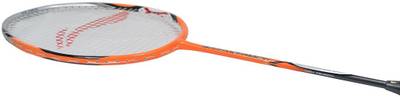 Li-Ning G-Tek 80 Muscle II Standards Strung Badminton Racquet (Orange, Grey, Weight - 88 g) 