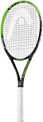 

Head MX Cyber Elite Black, Green Strung Tennis Racquet(G3 - 4 3/8 Inches)
