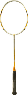 Li-Ning Windstorm 690 Silver, Yellow Unstrung Badminton Racquet(S2, 80 g)