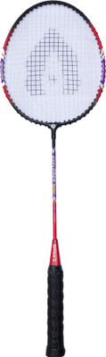 

Bipan's Explorer 5050 Black, Blue, Red Strung Badminton Racquet(G3 - 3.5 Inches, 110 g)