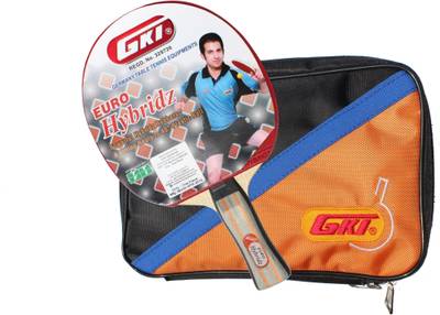 GKI Euro Hybridz Table Tennis Racquet (Multicolor, Weight - 196 g) 