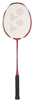 

Yonex Voltric 200 Taufik Red, Black Strung Badminton Racquet(G4 - 3.25 Inches, 90 g), Black;red