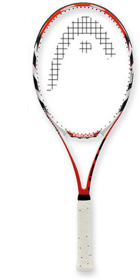 

Head MicroGel Radical Red, Black Unstrung Tennis Racquet(G3 - 4 3/8 Inches, 295 g), Black;red