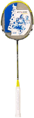 

Babolat F2G Lite Yellow Strung Badminton Racquet(G2 - 3.75 Inches, 84 g)
