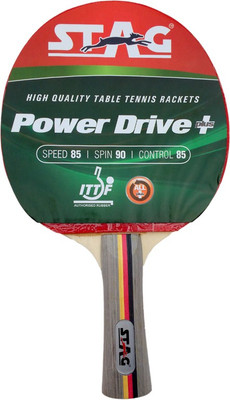 

Stag Power Drive Table Tennis Racquet with Case(670 g), Black;red