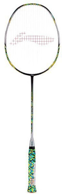 

Li-Ning Ultra Carbon 5000 Green Multicolor Strung Badminton Racquet(S2, 590 g)