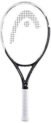 

Head Youtek Graphene PWR Speed White, Black Unstrung Tennis Racquet(G3 - 4 3/8 Inches, 700 g), Black;white