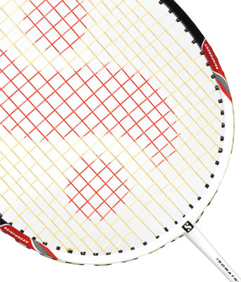 

Silver's Max Power White, Black Strung Badminton Racquet(G3 - 3.5 Inches), Black;white