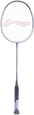

Li-Ning Smash Xp 60 Silver, Yellow Strung Badminton Racquet(G4 - 3.25 Inches, 350 g)