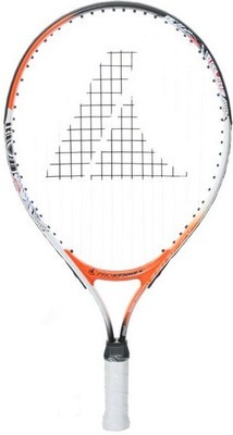 

Prokennex Junior Pro 19 Black, White, Orange Unstrung Tennis Racquet(G3 - 4 3/8 Inches, 195 g), Black;orange;white