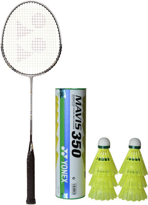

Yonex Carbonex 6000 EX Multicolor Strung Badminton Racquet(G4 - 3.25 Inches, 100 g)