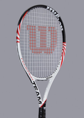 

Wilson Federer Team 105 Strung Tennis Racquet(G3 - 4 3/8 Inches, 273 g)