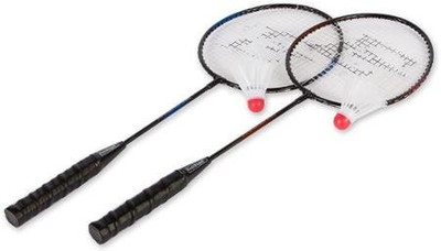 

EastPoint Sports 2-Player Badminton Racket Set Black, White Strung Badminton Racquet(G4 - 3.25 Inches, 294 g)
