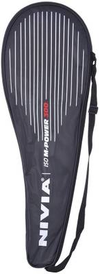 Nivia M-Power 300 G4 Badminton Racquet (Black, Yellow, Weight - 100 g) 