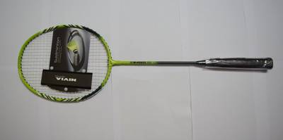 Nivia M-Power 300 G4 Badminton Racquet (Black, Yellow, Weight - 100 g) 