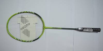 Nivia M-Power 300 G4 Badminton Racquet (Black, Yellow, Weight - 100 g) 