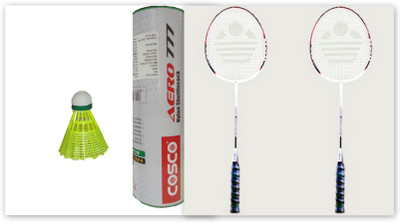 

Cosco CB-300 Multicolor Strung Badminton Racquet(G5 - 3 Inches, 100 g)