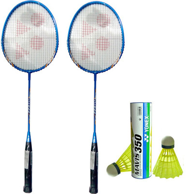

Yonex New Series GR777 Racket + Mavis 350 Shuttle Blue Strung Badminton Racquet(G4 - 3.25 Inches, 180 g)