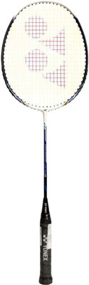 

Yonex Nanoray L Plus 8 White, Blue Strung Badminton Racquet(G4 - 3.25 Inches, 87 g), Blue;white