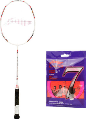 

Li-Ning XP G-Tek-58 Badminton Racket + 1 String Multicolor Strung Badminton Racquet(G4 - 3.25 Inches, 90 g)