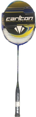 

Carlton Isoblade 7.1 Blue, Silver Strung Badminton Racquet(G4 - 3.25 Inches, 85.5 g)
