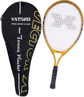 

Vector X Vxt 520 23 inches with full cover Yellow, White Strung Tennis Racquet(G1 - 4 1/8 Inches, 215 g), White;yellow