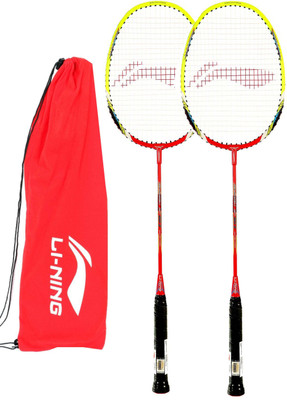 

Li-Ning Smash XP80II Multicolor Strung Badminton Racquet(G4 - 3.25 Inches, 85 g)
