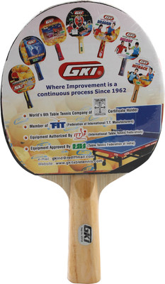 

GKI Kung Fu Red, Black Table Tennis Paddle(350 g), Black;red