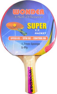 Sports 101 Wonder 5 Ply with Premium Cover Table Tennis Racquet