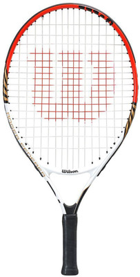 

Wilson Roger Federer Red, White Strung Tennis Racquet(G3 - 4 3/8 Inches, 180 g)