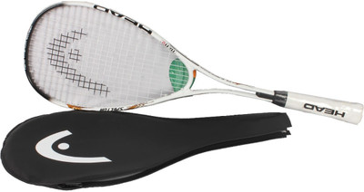 

Head Nano Ti Spector White, Black Strung Squash Racquet(Standard, 195 g), Black;white